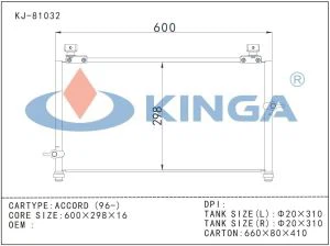 HONDA ACCORD (96-) -kondenzátor